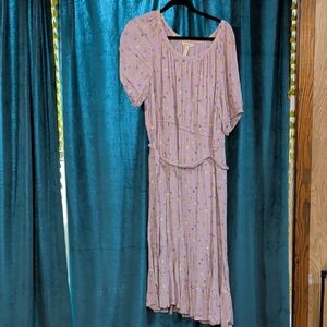 Matilda Jane Lavender Floral Midi Dress